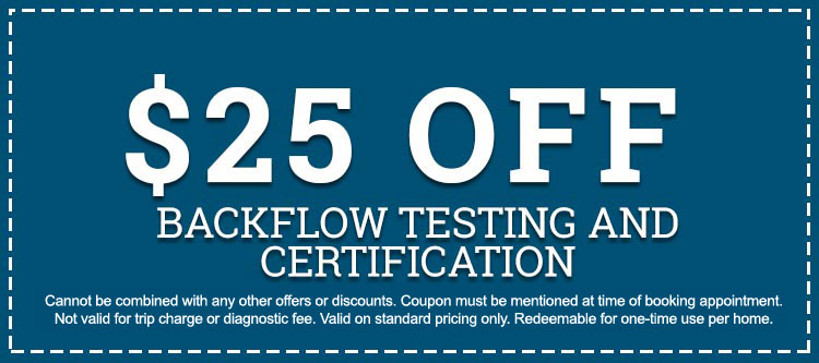 backflow testing discount