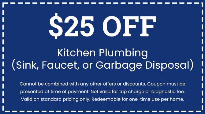 Discounts on Kitchen Plumbing