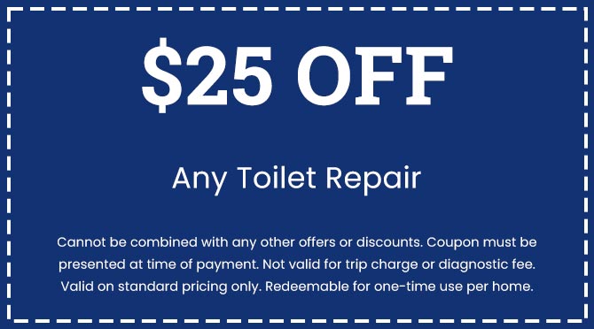 Discounts on Any Toilet Repair